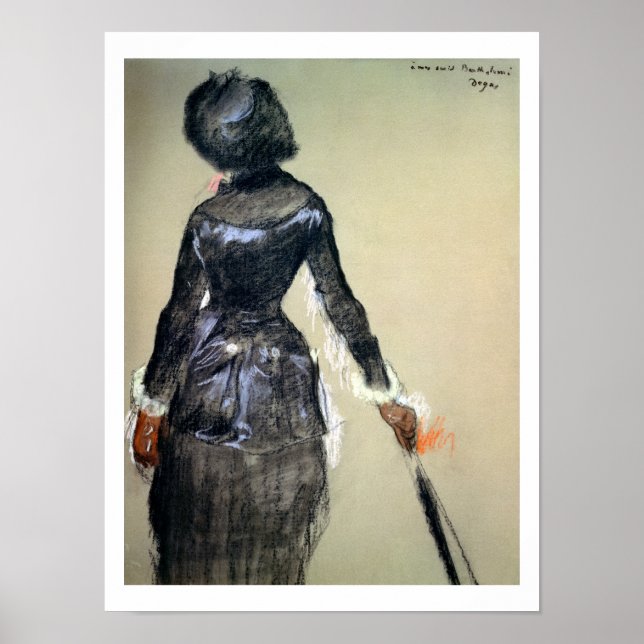 Edgar Degas | Mary Cassatt at the Louvre Poster (Front)
