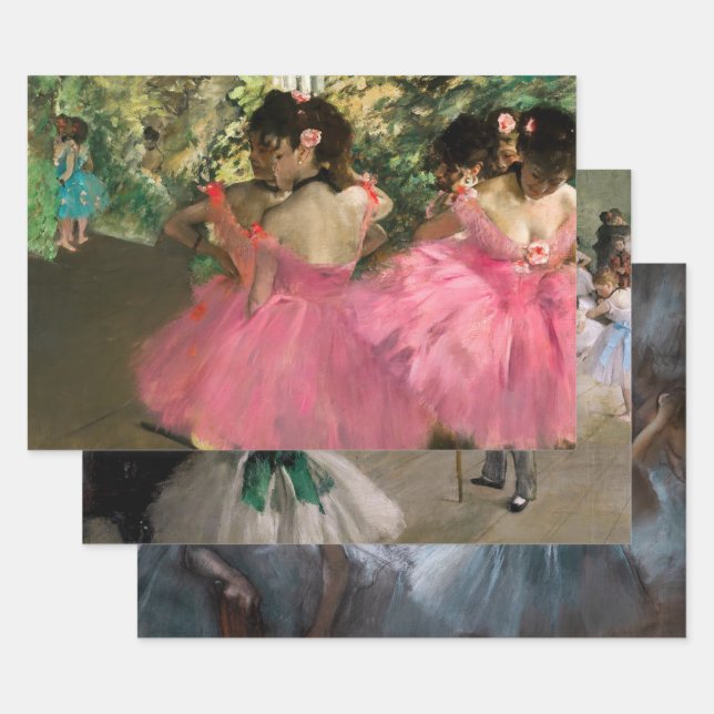 Edgar Degas - Masterpieces Selection Wrapping Paper Sheet (Set)
