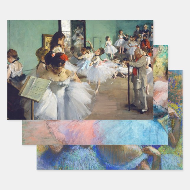 Edgar Degas - Masterpieces Selection Wrapping Paper Sheet (Set)