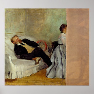 Edgar Degas Monsieur and Madame Edouard Manet Poster