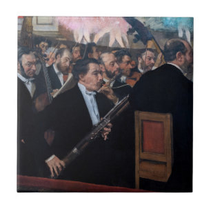 Edgar Degas - Orchestra at the Opera Ceramic Tile