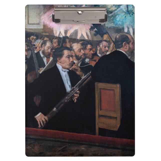 Edgar Degas - Orchestra at the Opera Clipboard (Front)