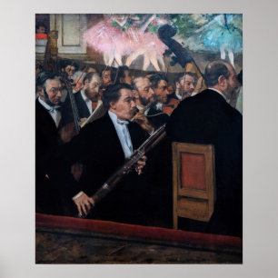 Edgar Degas - Orchestra at the Opera Poster