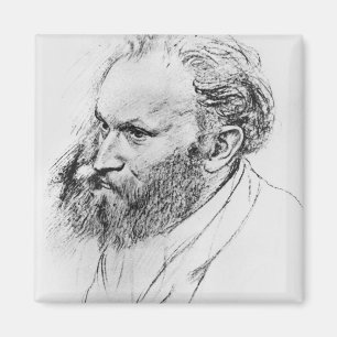 Edgar Degas Portrait of Edouard Manet Magnet