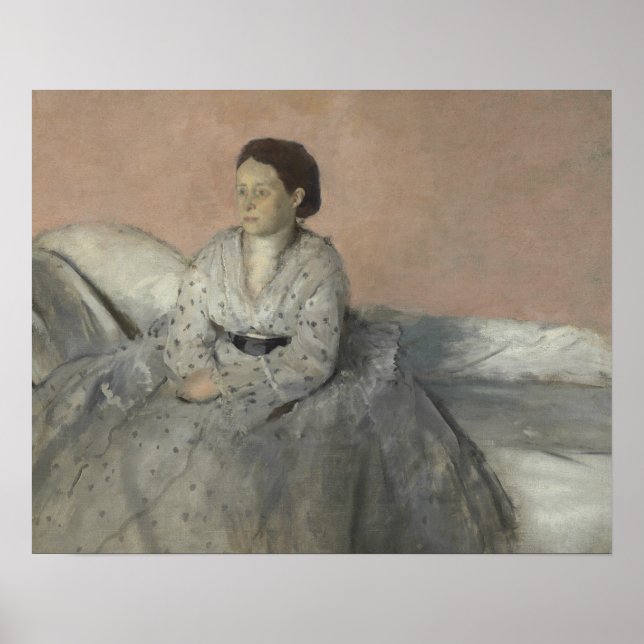 Edgar Degas - Portrait of Madame Rene de Gas Poster (Front)