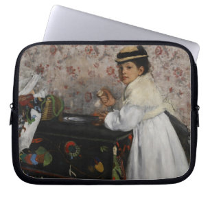 Edgar Degas Portrait of Mlle Hortense Valpinçon Laptop Sleeve