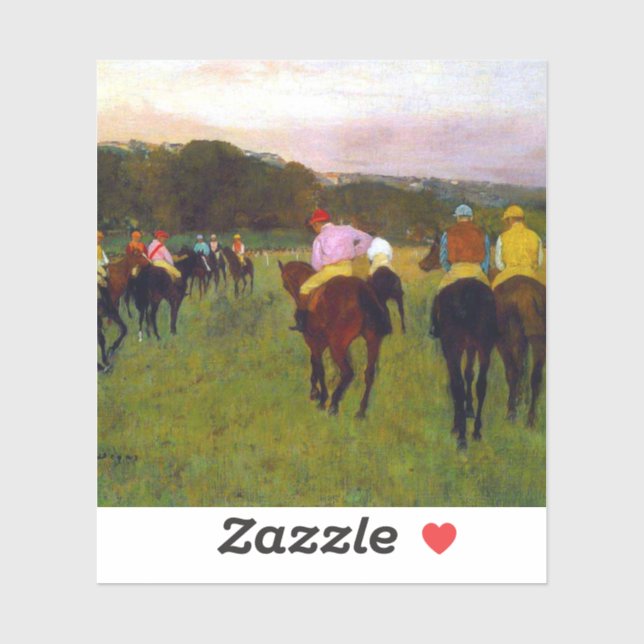 Edgar Degas Race Horses at Longchamp (Sheet)