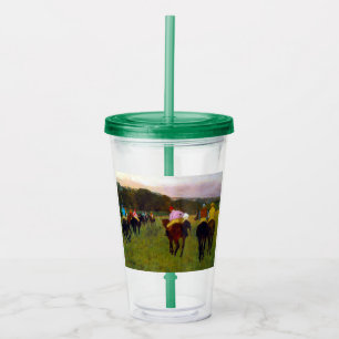 Edgar Degas Race Horses at Longchamp Acrylic Tumbler