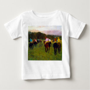 Edgar Degas Race Horses at Longchamp Baby T-Shirt