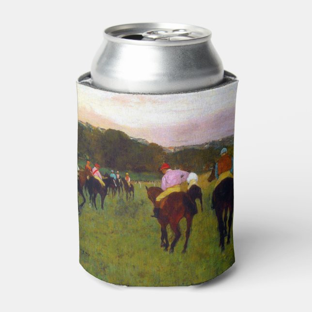 Edgar Degas Race Horses at Longchamp Can Cooler (Can Front)