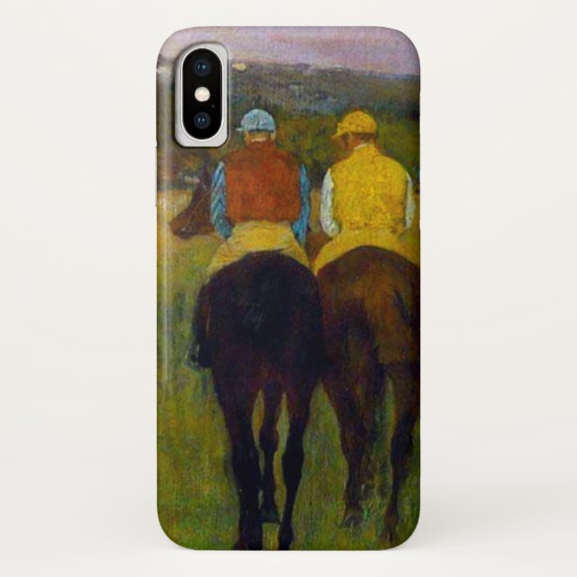 Edgar Degas Race Horses at Longchamp Case-Mate iPhone Case (Back)