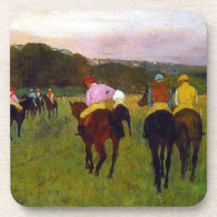 Edgar Degas Race Horses at Longchamp Coaster
