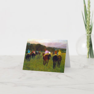 Edgar Degas Race Horses at Longchamp Invitation