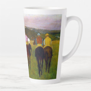 Edgar Degas Race Horses at Longchamp Latte Mug