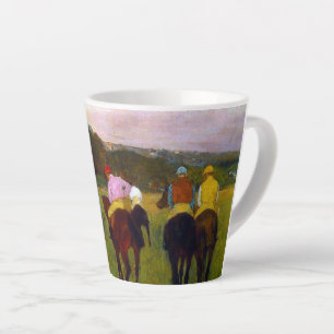 Edgar Degas Race Horses at Longchamp Latte Mug