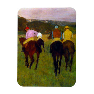 Edgar Degas Race Horses at Longchamp Magnet