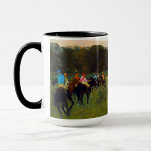 Edgar Degas Race Horses at Longchamp Mug