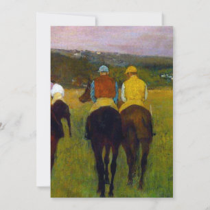 Edgar Degas Race Horses at Longchamp Save The Date