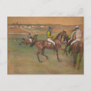 Edgar Degas - Race Horses Postcard
