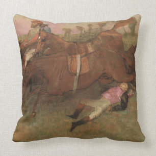 Edgar Degas Scene from the Steeplechase Cushion