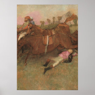 Edgar Degas Scene from the Steeplechase Poster