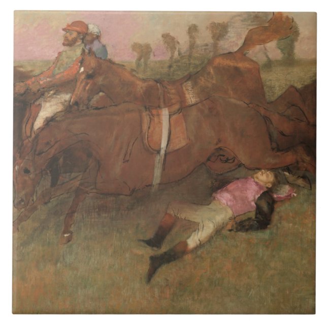 Edgar Degas | Scene from the Steeplechase Tile (Front)