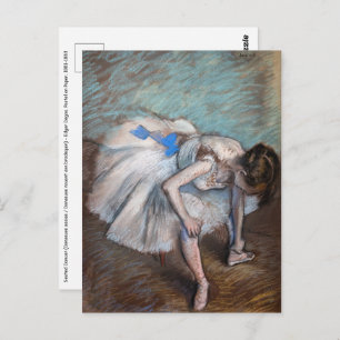 Edgar Degas - Seated Dancer Postcard
