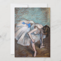 Edgar Degas - Seated Dancer