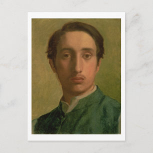 Edgar Degas Self Portrait Postcard