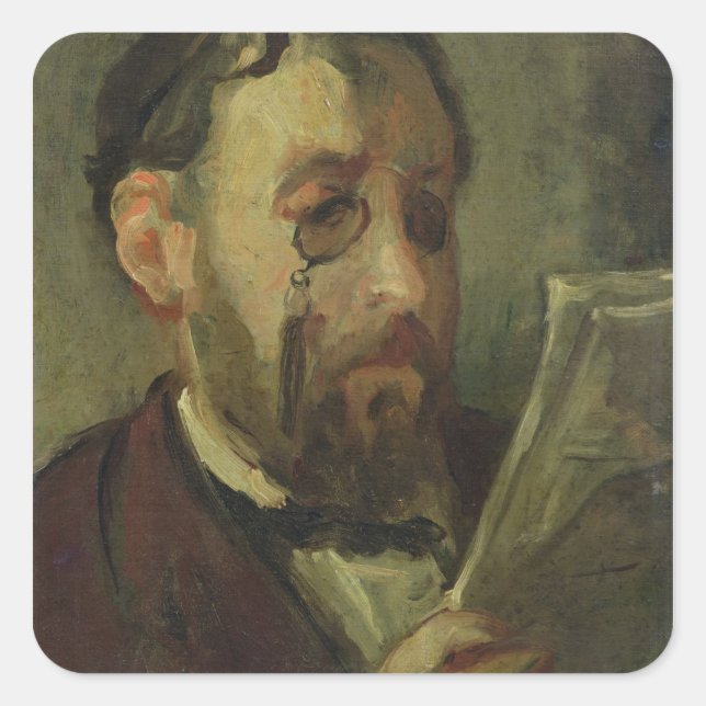 Edgar Degas Square Sticker (Front)