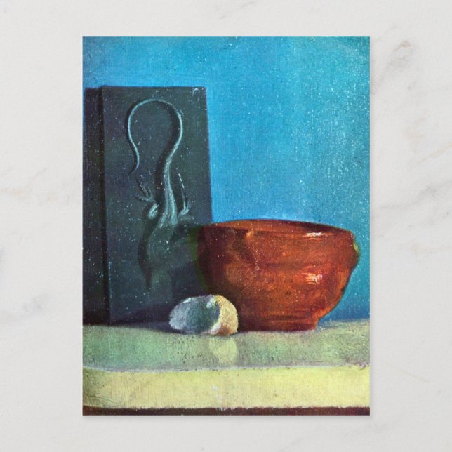 Edgar Degas - Still Life with lizard Postcard (Front)