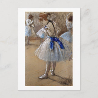 Edgar Degas | Study of a Dancer | New Address Announcement Postcard