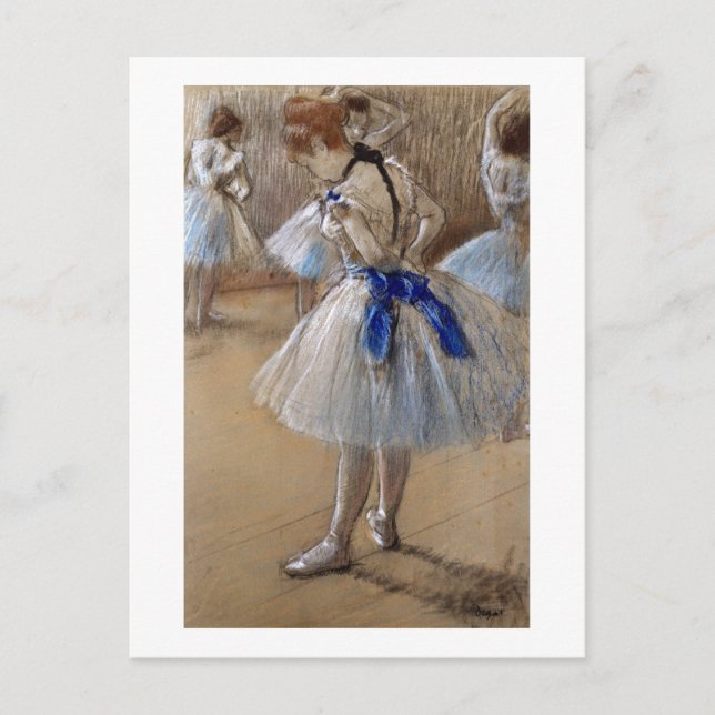 Edgar Degas | Study of a Dancer | New Address Announcement Postcard (Front)