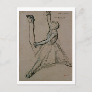 Edgar Degas   Study of a Dancer Postcard
