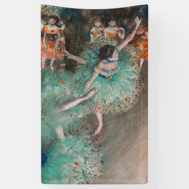 Edgar Degas - Swaying Dancer / Dancer in Green Banner (Vertical)