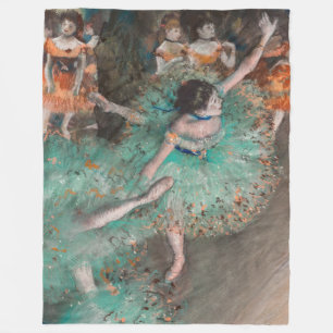 Edgar Degas - Swaying Dancer / Dancer in Green Fleece Blanket