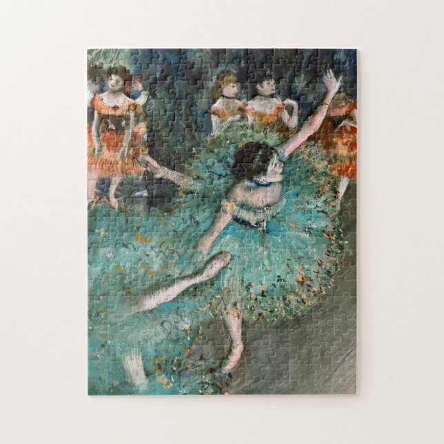 Edgar Degas - Swaying Dancer. Dancer In Green Jigsaw Puzzle (Vertical)
