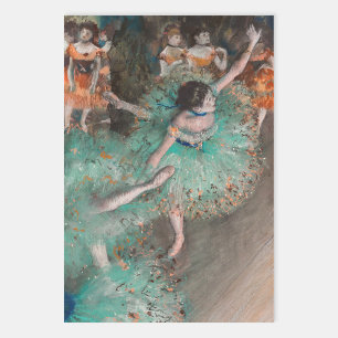 Edgar Degas - Swaying Dancer / Dancer in Green Wrapping Paper Sheet