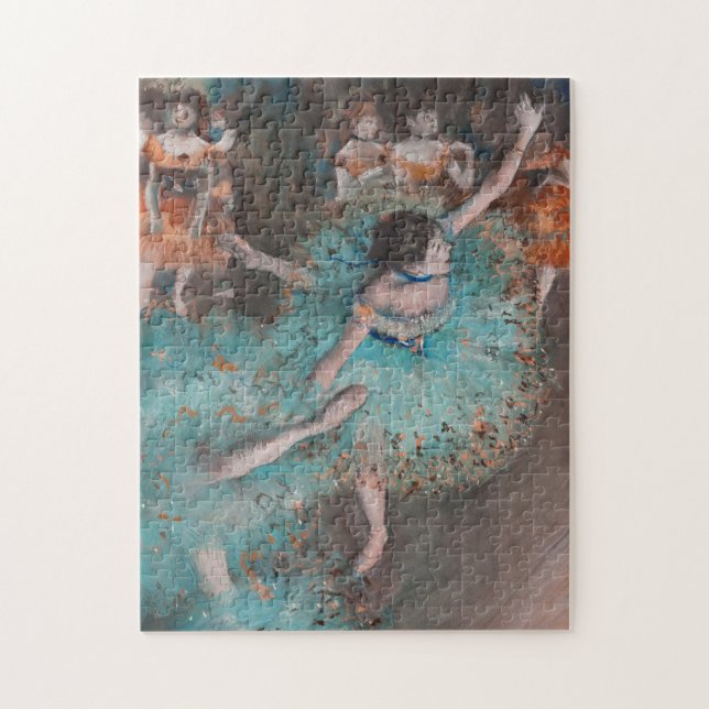 Edgar Degas Swaying Dancer Green Dancer Jigsaw Puzzle (Vertical)