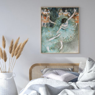 Edgar Degas Swaying Dancer Green Painting Art Poster
