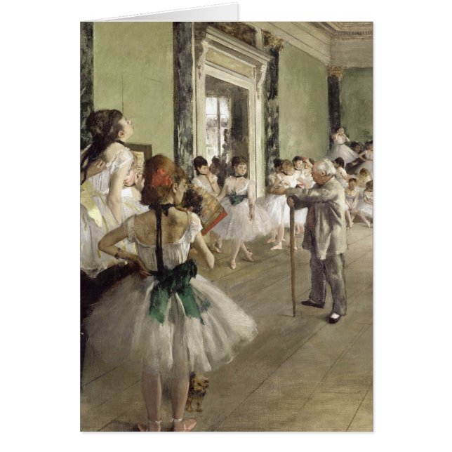 Edgar Degas | The Ballet Class (Front)