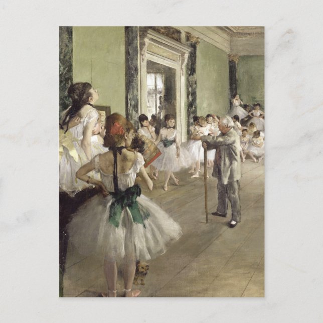 Edgar Degas | The Ballet Class Postcard (Front)