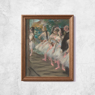 Edgar Degas The Ballet Old Famous Art Poster