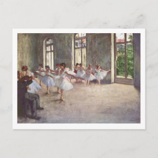 Edgar Degas | The Ballet Rehearsal | New Address Announcement Postcard