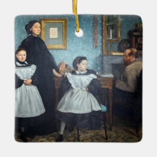 Edgar Degas - The Bellelli Family Ceramic Ornament