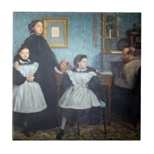 Edgar Degas - The Bellelli Family Ceramic Tile