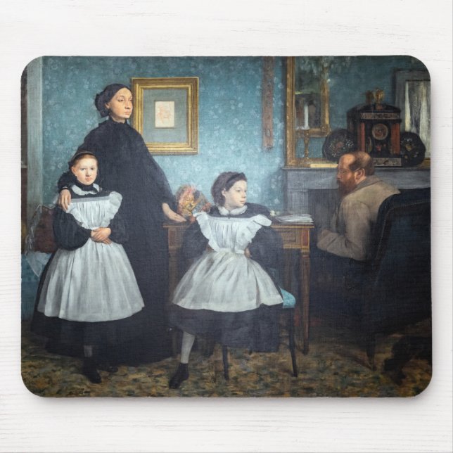 Edgar Degas - The Bellelli Family Mouse Pad (Front)