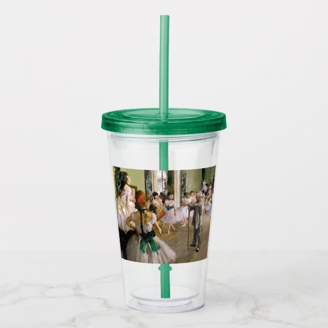 Edgar Degas The Dance Class Acrylic Tumbler (Front)