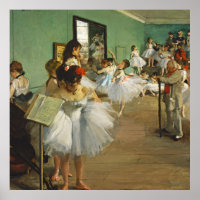 Edgar Degas The Dance Class Ballerina Painting