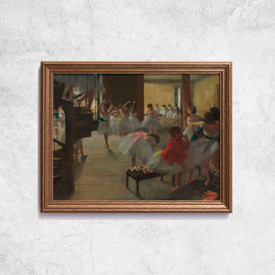 Edgar Degas The Dance Class Ballet Art Poster
